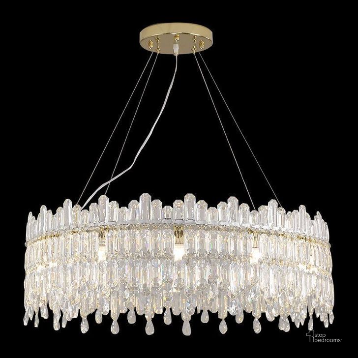 The appearance of Royal Crown - 12 Light Chandelier designed by AICO in the traditional interior design. This transparent piece of furniture  was selected by 1StopBedrooms from Lighting Collection to add a touch of cosiness and style into your home. Sku: LT-CH989-12CLR. Product Type: Chandelier.