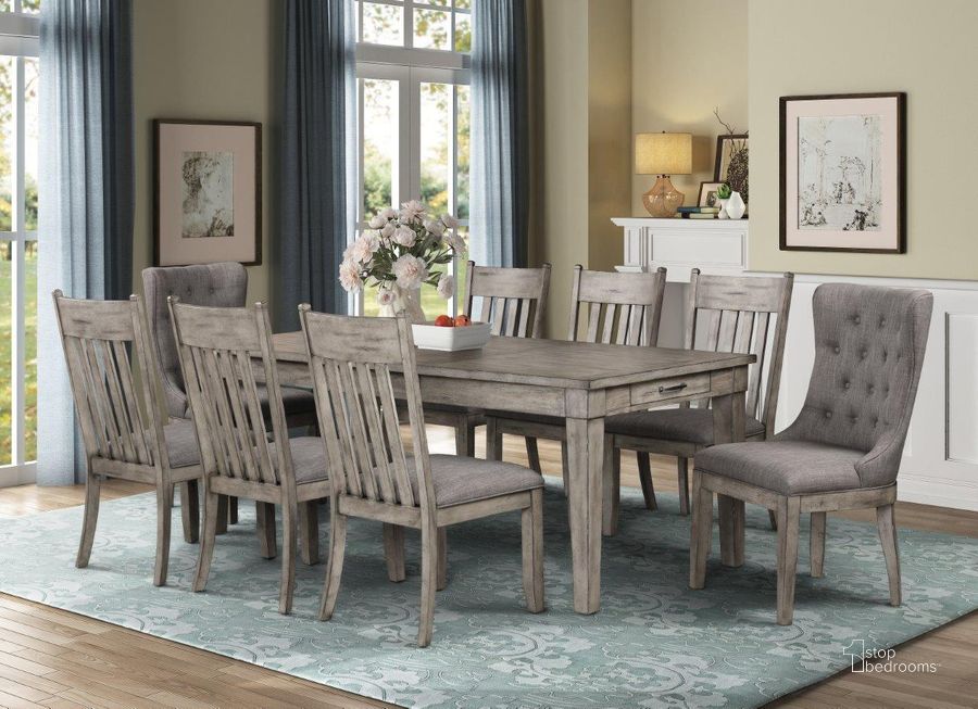 The appearance of Rustic Leg Dining Table With Drawers designed by Bernards in the rustic / southwestern interior design. This rustic piece of furniture  was selected by 1StopBedrooms from Rustic Collection to add a touch of cosiness and style into your home. Sku: 1284-500. Table Base Style: Legs. Product Type: Dining Table. Table Top Shape: Rectangular. Material: Rubberwood. Size: 38.