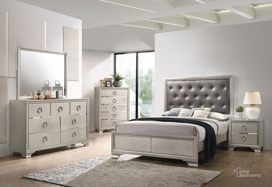 The appearance of Salford Panel Bedroom Set designed by Coaster in the transitional interior design. This metallic piece of furniture  was selected by 1StopBedrooms from Salford Collection to add a touch of cosiness and style into your home. Sku: 222721QB1;222721QB2;222722. Bed Type: Panel Bed. Material: Wood. Product Type: Panel Bed. Bed Size: Queen. Image1