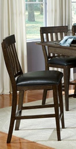 The appearance of Sandringson Black Dining Chair Set of 2 designed by Off 5th Home in the transitional interior design. This black piece of furniture  was selected by 1StopBedrooms from Sandringson Collection to add a touch of cosiness and style into your home. Sku: MRPWG3652. Product Type: Counter Height Chair. Material: Rubberwood. Image1