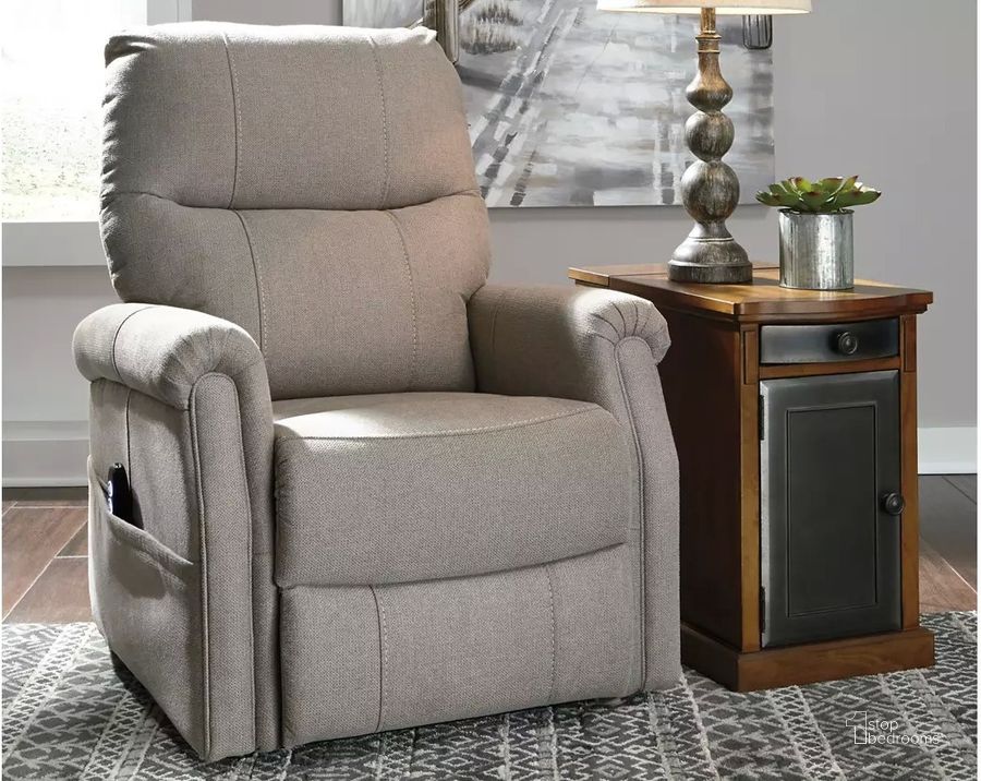 The appearance of Sarcellin Gray Recliner designed by Versailles Home in the traditional interior design. This gray piece of furniture  was selected by 1StopBedrooms from Sarcellin Collection to add a touch of cosiness and style into your home. Sku: 3500212. Material: Fabric. Product Type: Recliner. Image1