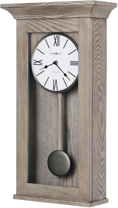 The appearance of Sean Wall Clock designed by Howard Miller in the modern / contemporary interior design. This brown piece of furniture  was selected by 1StopBedrooms from  to add a touch of cosiness and style into your home. Sku: 625753. Product Type: Wall Clock. Image1