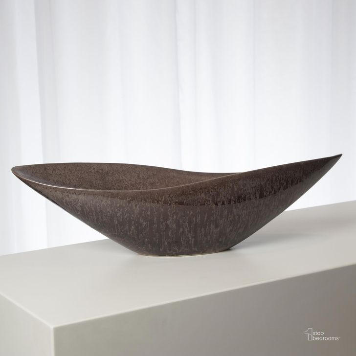 The appearance of Sexy Bowl In Bronze Reactive designed by Global Views in the modern / contemporary interior design. This bronze piece of furniture  was selected by 1StopBedrooms from Sexy Collection to add a touch of cosiness and style into your home. Sku: 1.10663. Material: Ceramic. Product Type: Bowl. Image1