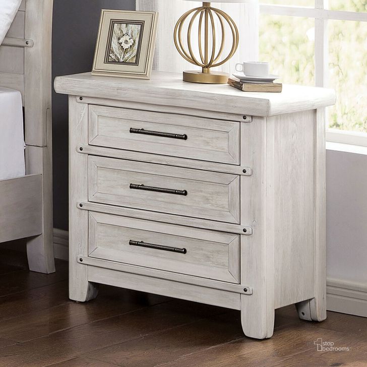 The appearance of Shawnette Night Stand With Usb Plug In Antique White designed by Furniture of America in the transitional interior design. This antique white piece of furniture  was selected by 1StopBedrooms from Shawnette Collection to add a touch of cosiness and style into your home. Sku: FOA7924N. Material: Wood. Product Type: Nightstand. Image1