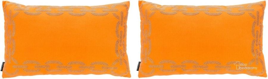 The appearance of Sibine Pillow PIL156C-1818 Set of 2 designed by Safavieh in the modern / contemporary interior design. This orange piece of furniture  was selected by 1StopBedrooms from Sibine Collection to add a touch of cosiness and style into your home. Sku: PIL156C-1818-SET2. Material: Cotton. Product Type: Pillows and Throw.