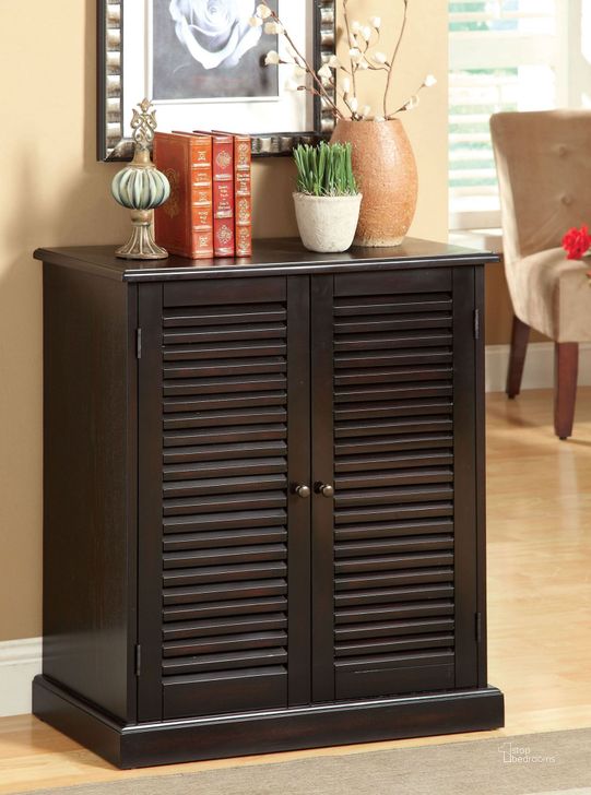 The appearance of Silverwood Brown Shoe Cabinet Entryway Furniture 0qd2200792 designed by Isaac Tahari in the transitional interior design. This brown piece of furniture  was selected by 1StopBedrooms from Silverwood Collection to add a touch of cosiness and style into your home. Sku: CM-AC213EX. Material: Wood. Product Type: Shoe Cabinet. Image1