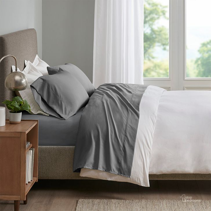 The appearance of Smart Cool Microfiber Twin Sheet Set In Grey designed by Olliix in the transitional interior design. This grey piece of furniture  was selected by 1StopBedrooms from Smart Cool Microfiber Collection to add a touch of cosiness and style into your home. Sku: SHET20-960. Material: Polyester. Bed Size: Twin. Product Type: Bed Sheet. Image1