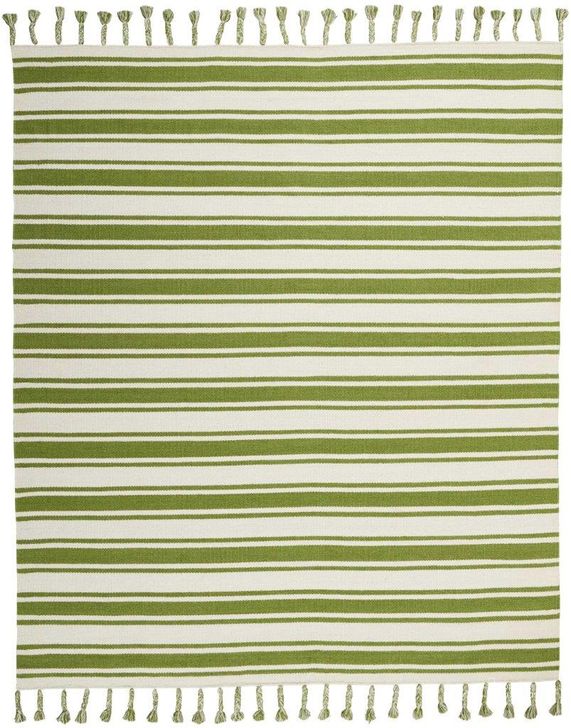 The appearance of Solano Ivory And Green 8 X 11 Area Rug designed by Nourison in the modern / contemporary interior design. This ivory and green piece of furniture  was selected by 1StopBedrooms from Solano Collection to add a touch of cosiness and style into your home. Sku: 99446182852. Material: Wool. Product Type: Area Rugs. Image1