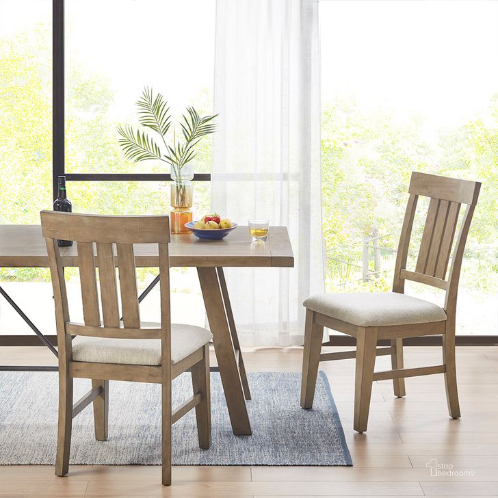 The appearance of Sonoma Dining Chair Set Of 2 In Reclaimed Grey II108-0450 designed by Olliix in the industrial interior design. This reclaimed grey piece of furniture  was selected by 1StopBedrooms from Sonoma Collection to add a touch of cosiness and style into your home. Sku: II108-0450. Material: Wood. Product Type: Dining Chair. Image1