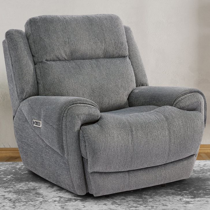 The appearance of Spencer Tide Graphite Power Recliner designed by Parker House in the modern / contemporary interior design. This gray piece of furniture  was selected by 1StopBedrooms from Spencer Collection to add a touch of cosiness and style into your home. Sku: MSPE#812PH-TGR. Product Type: Recliner. Image1