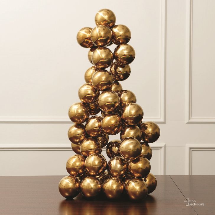 The appearance of Sphere Sculpture In Brass designed by Global Views in the modern / contemporary interior design. This brass piece of furniture  was selected by 1StopBedrooms from Sphere Collection to add a touch of cosiness and style into your home. Sku: 8.82277. Product Type: Sculpture. Material: Iron. Image1