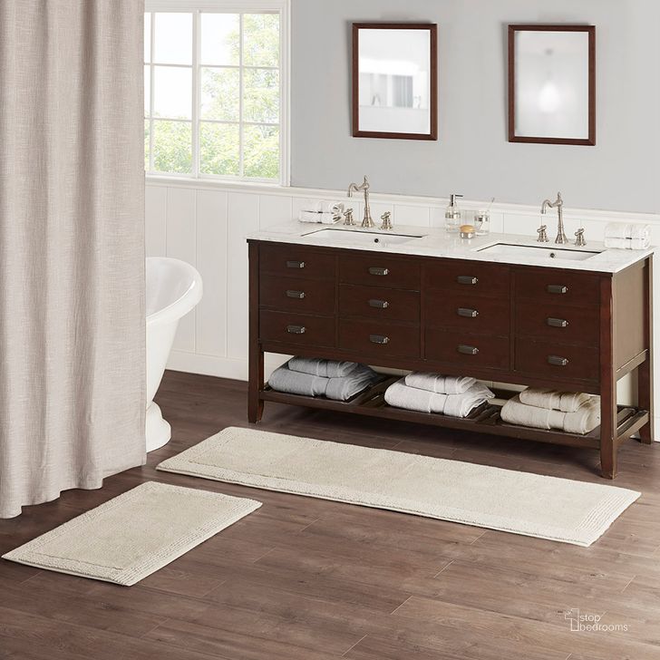 The appearance of Splendor Cotton Tufted 3000Gsm Reversible Bath Rug In Taupe MPS72-448 designed by Olliix in the transitional interior design. This taupe piece of furniture  was selected by 1StopBedrooms from Splendor Collection to add a touch of cosiness and style into your home. Sku: MPS72-448. Product Type: Rug. Material: Cotton. Image1
