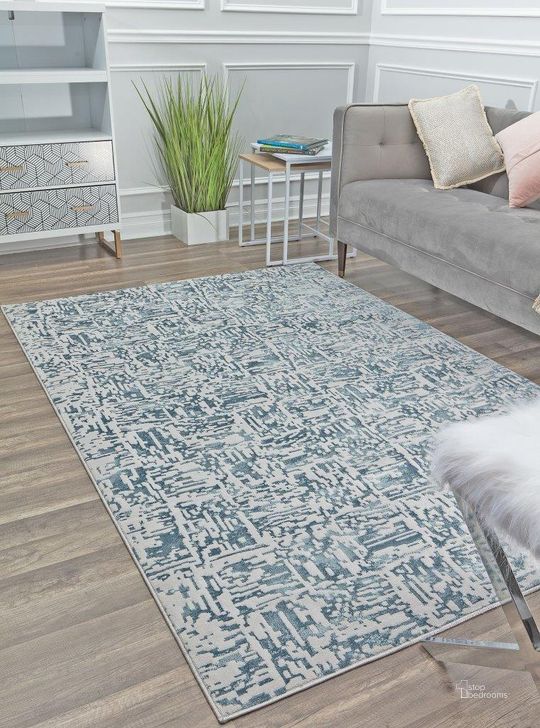 The appearance of Stella ST20A Blue Noise Vintage Farmhouse Gray 8' x 10' Area Rug designed by Rugs America in the country / farmhouse interior design. This gray piece of furniture  was selected by 1StopBedrooms from Stella Collection to add a touch of cosiness and style into your home. Sku: RA29087. Material: Polypropylene. Product Type: Area Rugs. Image1