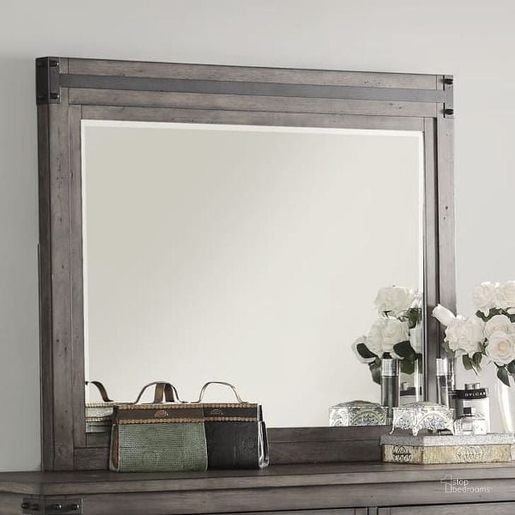 The appearance of Storehouse Gray Mirror designed by Legends Furniture in the rustic / southwestern interior design. This gray piece of furniture  was selected by 1StopBedrooms from Storehouse Collection to add a touch of cosiness and style into your home. Sku: ZSTR-7014. Material: Wood. Product Type: Dresser Mirror. Image1