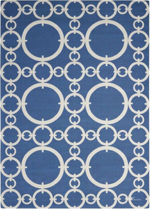 The appearance of Sun N Shade Navy 10 X 13 Area Rug designed by Nourison in the transitional interior design. This navy piece of furniture  was selected by 1StopBedrooms from Sun N Shade Collection to add a touch of cosiness and style into your home. Sku: 99446147653. Material: Polyester. Product Type: Area Rugs. Image1