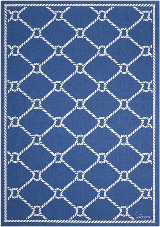 The appearance of Sun N Shade Navy 10 X 13 Area Rug designed by Nourison in the transitional interior design. This navy piece of furniture  was selected by 1StopBedrooms from Sun N Shade Collection to add a touch of cosiness and style into your home. Sku: 99446365408. Material: Polyester. Product Type: Area Rugs. Image1