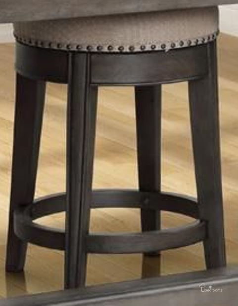 The appearance of Sundance Smokey Gray Swivel Stool designed by Parker House in the transitional interior design. This gray piece of furniture  was selected by 1StopBedrooms from Sundance Collection to add a touch of cosiness and style into your home. Sku: SUN#1026-SGR. Product Type: Barstool. Image1
