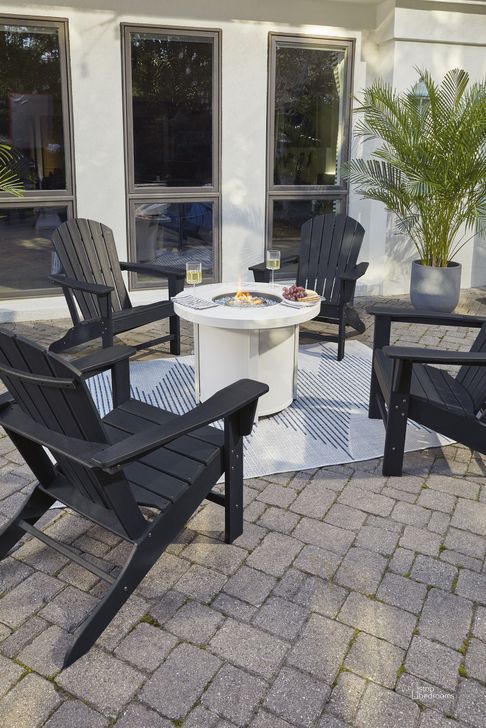 Sundown Treasure Adirondack Chair- Black