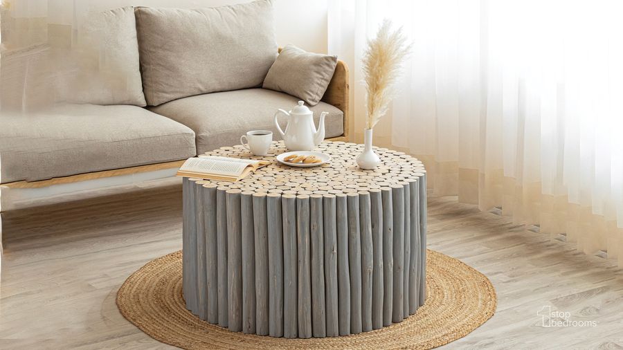 The appearance of T1009-32 Coffee Table In Gray designed by Galaxy Home Furnishings in the modern / contemporary interior design. This gray piece of furniture  was selected by 1StopBedrooms from T1009 Collection to add a touch of cosiness and style into your home. Sku: 601955552363. Material: Wood. Product Type: Coffee Table. Image1