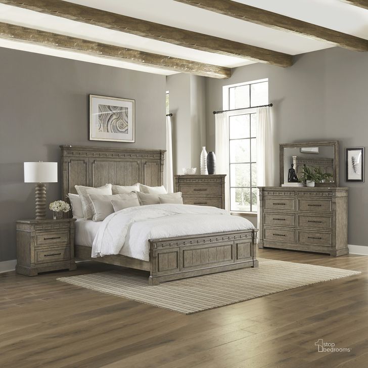 The appearance of Town And Country Queen Panel Bedroom Set In Medium Brown designed by Liberty in the traditional interior design. This medium brown piece of furniture  was selected by 1StopBedrooms from Town And Country Collection to add a touch of cosiness and style into your home. Sku: 711-BR13;711-BR14;711-BR90;711-BR61. Bed Type: Panel Bed. Product Type: Panel Bed. Bed Size: Queen. Material: Rubberwood. Image1