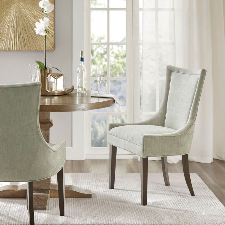 The appearance of Ultra Dining Side Chair Set Of 2 In Light Grey Multi designed by Olliix in the traditional interior design. This light grey multi piece of furniture  was selected by 1StopBedrooms from Ultra Collection to add a touch of cosiness and style into your home. Sku: MPS108-0296. Material: Wood. Product Type: Dining Chair. Image1