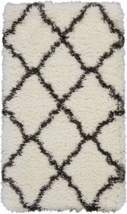 The appearance of Ultra Plush Shag Ivory And Charcoal 2 X 4 Area Rug designed by Nourison in the modern / contemporary interior design. This ivory and charcoal piece of furniture  was selected by 1StopBedrooms from Ultra Plush Shag Collection to add a touch of cosiness and style into your home. Sku: 99446460158. Material: Polyester. Product Type: Area Rugs. Image1