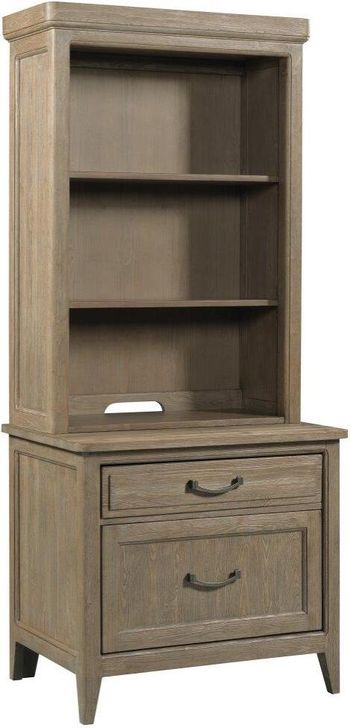 The appearance of Urban Cottage Mcgowan Lateral File Cabinet Hutch designed by Kincaid in the country / farmhouse interior design. This light stain piece of furniture  was selected by 1StopBedrooms from Urban Cottage Collection to add a touch of cosiness and style into your home. Sku: 025-944P. Material: Wood. Product Type: File Cabinet. Image1
