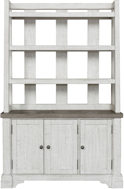 The appearance of Valley Ridge Credenza Base In White designed by Pulaski in the country / farmhouse interior design. This white piece of furniture  was selected by 1StopBedrooms from Valley Collection to add a touch of cosiness and style into your home. Sku: S786-142B. Product Type: Credenza. Material: Pine. Image1