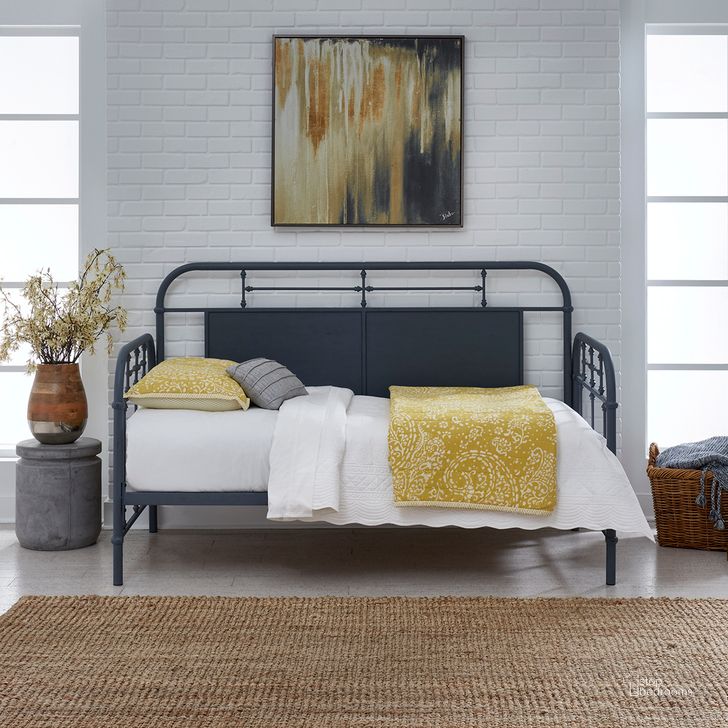 The appearance of Vintage Series Twin Metal Day Bed - Navy designed by Liberty in the rustic / southwestern interior design. This navy piece of furniture  was selected by 1StopBedrooms from Vintage Series Collection to add a touch of cosiness and style into your home. Sku: 179-BR11TB-N. Bed Type: Daybed. Material: Metal. Product Type: DayBed. Bed Size: Twin. Image1