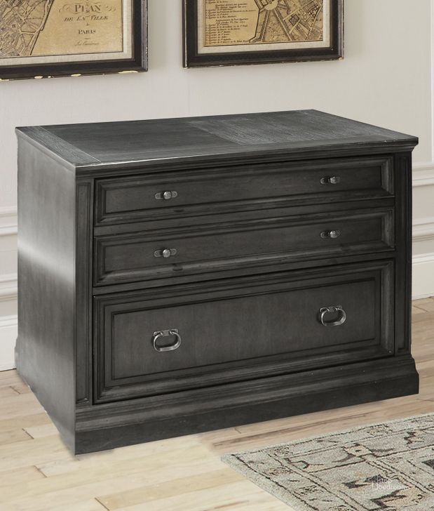 The appearance of Washington Heights Washed Charcoal Lateral File designed by Parker House in the transitional interior design. This brown piece of furniture  was selected by 1StopBedrooms from Washington Heights Collection to add a touch of cosiness and style into your home. Sku: WAS#476F. Material: Wood. Product Type: File Cabinet. Image1