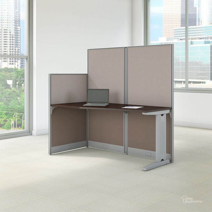 The appearance of Mocha Cherry Cubicle Workstation designed by Bush Furniture in the modern / contemporary interior design. This mocha cherry piece of furniture  was selected by 1StopBedrooms from Office In An Hour Collection to add a touch of cosiness and style into your home. Sku: WC36892-03K. Product Type: Work Station.