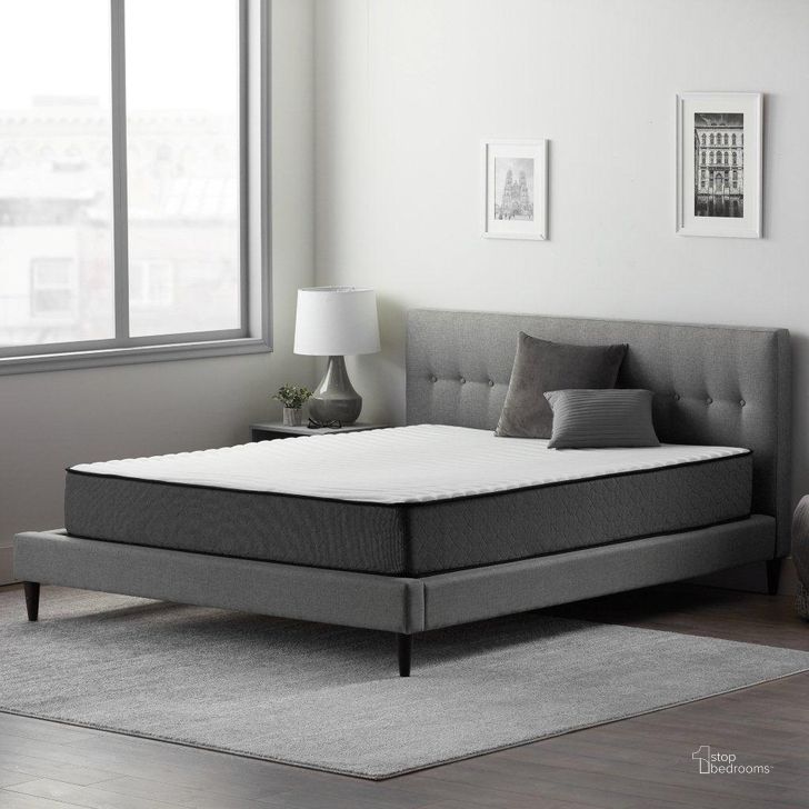 The appearance of Weekender 10 inch Hybrid Mattress Firm Full designed by Malouf in the modern / contemporary interior design. This gray piece of furniture  was selected by 1StopBedrooms from Weekender Collection to add a touch of cosiness and style into your home. Sku: WK10FF0FMH. Material: Memory Foam. Product Type: Mattress. Size: Full. Comfort Level: Firm. Mattress Top: Tight Top. Comfort Level: Firm. Mattress Type: Hybrid. Mattress Thickness: 10". Image1