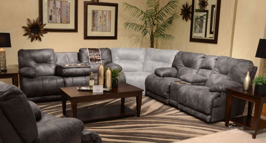 The appearance of Woburn Slate Living Room Set 0qd2344835 designed by Off 5th Home in the transitional interior design. This slate piece of furniture  was selected by 1StopBedrooms from Woburn Collection to add a touch of cosiness and style into your home. Sku: 64381122853302853;64389122853302853. Material: Polyester. Product Type: Living Room Set. Image1