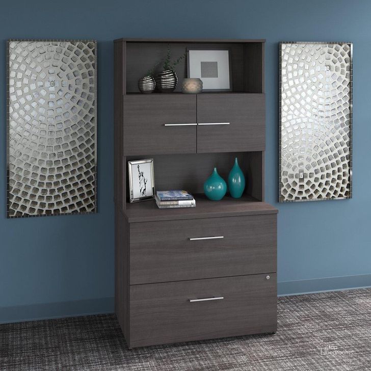 The appearance of Wreck Cove Gray Lateral Filing Cabinet 0qb24510227 designed by Luxe Linea in the modern / contemporary interior design. This gray piece of furniture  was selected by 1StopBedrooms from Wreck Cove Collection to add a touch of cosiness and style into your home. Sku: OF5007SGSU. Product Type: Lateral Filing Cabinet. Image1