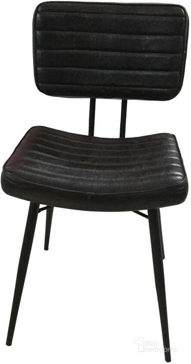 The appearance of Espresso Side Chair Set Of 2 designed by Coaster in the modern / contemporary interior design. This black piece of furniture  was selected by 1StopBedrooms from  to add a touch of cosiness and style into your home. Sku: 110652. Product Type: Accent Chair. Material: Plywood. Image1