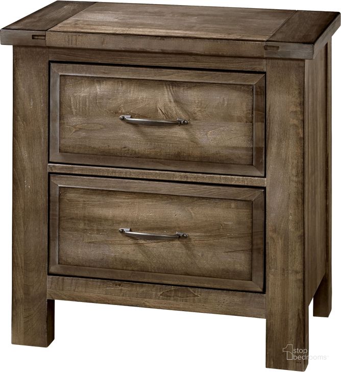 The appearance of Maple Road Maple Syrup 2 Drawer Nightstand designed by Artisan & Post in the rustic / southwestern interior design. This maple syrup piece of furniture  was selected by 1StopBedrooms from Maple Road Collection to add a touch of cosiness and style into your home. Sku: 117-227. Material: Wood. Product Type: Nightstand. Image1