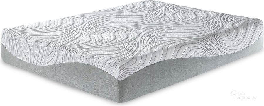 The appearance of 12 Inch Memory Foam White California King Mattress designed by Sierra Sleep by Ashley in the traditional interior design. This white piece of furniture  was selected by 1StopBedrooms from 12 Inch Memory Foam Collection to add a touch of cosiness and style into your home. Sku: M59351. Product Type: Mattress. Bed Size: California King. Size: California King. Comfort Level: Medium. Mattress Top: Memory Foam Top. Mattress Type: Memory Foam. Mattress Thickness: 12". Comfort Level: Medium. Image1