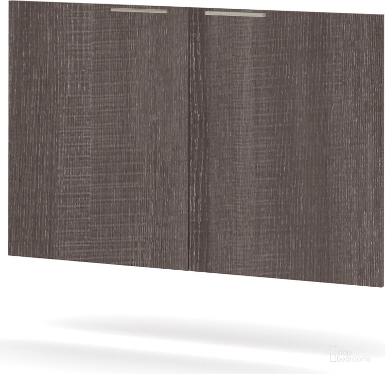 The appearance of Pro-Linea Bark Grey 2 Door Set designed by Bestar in the modern / contemporary interior design. This gray piece of furniture  was selected by 1StopBedrooms from Pro-Linea Collection to add a touch of cosiness and style into your home. Sku: 120161-1147. Material: Wood. Product Type: Door Set. Image1