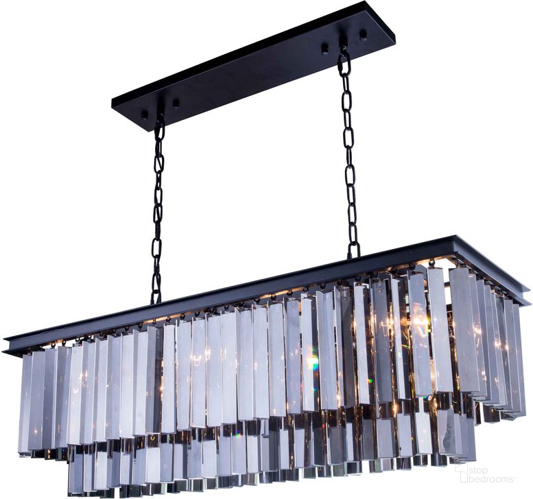 The appearance of Sydney 40 Matte Black 12 Light Chandelier With Silver Shade Royal Cut Crystal Trim designed by Elegant Lighting in the transitional interior design. This black piece of furniture  was selected by 1StopBedrooms from Sydney Collection to add a touch of cosiness and style into your home. Sku: 1202D40MB-SS/RC. Material: Steel. Product Type: Chandelier.