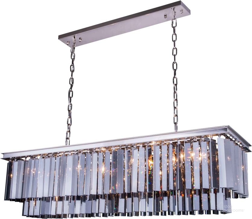 The appearance of Sydney 50 Polished nickel 12 Light Chandelier With Silver Shade Royal Cut Crystal Trim designed by Elegant Lighting in the transitional interior design. This silver piece of furniture  was selected by 1StopBedrooms from Sydney Collection to add a touch of cosiness and style into your home. Sku: 1202D50PN-SS/RC. Material: Steel. Product Type: Chandelier.
