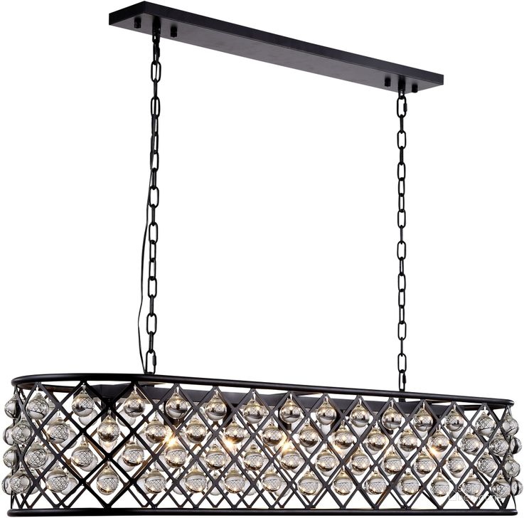 The appearance of Madison 13 Matte Black 7 Light Chandelier Royal Cut Crystal Trim designed by Elegant Lighting in the transitional interior design. This black piece of furniture  was selected by 1StopBedrooms from Madison Collection to add a touch of cosiness and style into your home. Sku: 1215G50MB/RC. Material: Steel. Product Type: Chandelier.