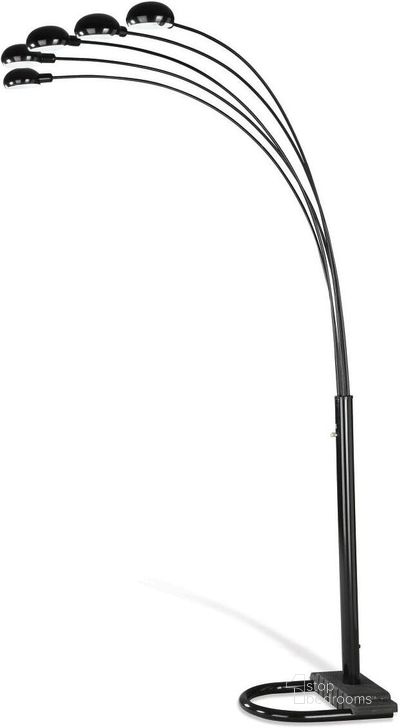 The appearance of Black Overhead Floor Lamp designed by Coaster in the modern / contemporary interior design. This black piece of furniture  was selected by 1StopBedrooms from Black Collection to add a touch of cosiness and style into your home. Sku: 1297A. Material: Metal. Product Type: Floor Lamp.