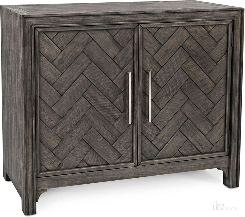 The appearance of Gramercy Platinum 2 Door Accent Cabinet designed by Jofran in the transitional interior design. This gray piece of furniture  was selected by 1StopBedrooms from Gramercy Collection to add a touch of cosiness and style into your home. Sku: 1356-40. Material: Wood. Product Type: Accent Chest. Image1