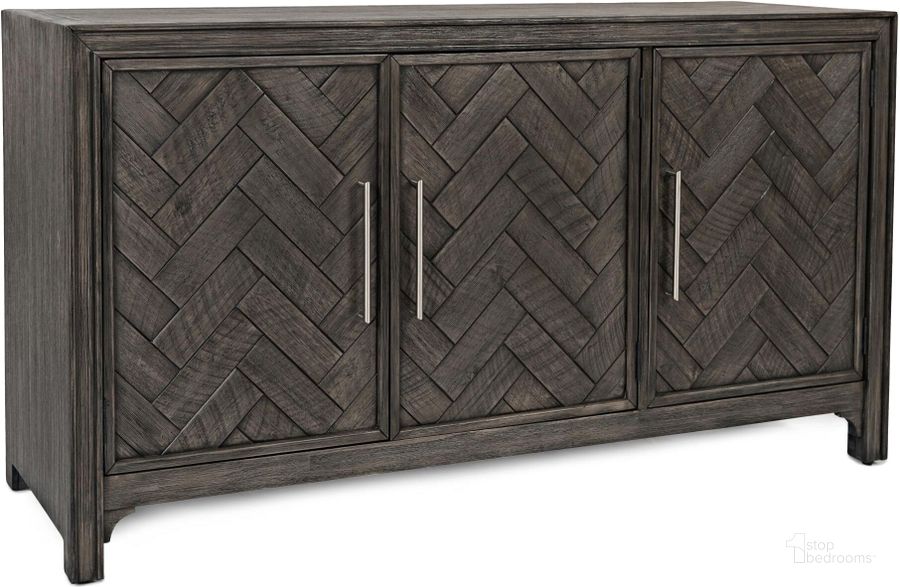 The appearance of Gramercy Platinum 3 Door Accent Cabinet designed by Jofran in the transitional interior design. This gray piece of furniture  was selected by 1StopBedrooms from Gramercy Collection to add a touch of cosiness and style into your home. Sku: 1356-60. Material: Wood. Product Type: Accent Chest. Image1