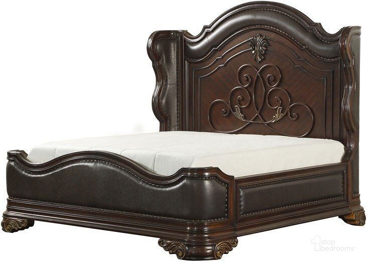 The appearance of Royal Highlands Rich Cherry Queen Panel Bed designed by Homelegance in the traditional interior design. This brown piece of furniture  was selected by 1StopBedrooms from Royal Highlands Collection to add a touch of cosiness and style into your home. Sku: 1603-1;1603-2;1603-P. Bed Type: Panel Bed. Product Type: Panel Bed. Bed Size: Queen. Image1