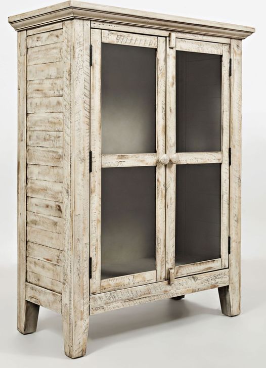 The appearance of Rustic Shores Scrimshaw 32" Accent Cabinet designed by Jofran in the transitional interior design. This cream piece of furniture  was selected by 1StopBedrooms from Rustic Shores Collection to add a touch of cosiness and style into your home. Sku: 1610-32. Material: Wood. Product Type: Accent Cabinet. Image1