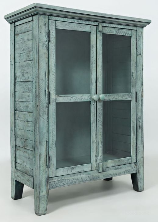 The appearance of Rustic Shores Surfside 32" Accent Cabinet designed by Jofran in the transitional interior design. This blue piece of furniture  was selected by 1StopBedrooms from Rustic Shores Collection to add a touch of cosiness and style into your home. Sku: 1615-32. Material: Wood. Product Type: Accent Cabinet. Image1