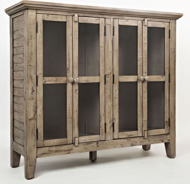 The appearance of Rustic Shores Watch Hill Weathered Grey 48" Accent Cabinet designed by Jofran in the transitional interior design. This brown piece of furniture  was selected by 1StopBedrooms from Rustic Shores Collection to add a touch of cosiness and style into your home. Sku: 1620-48. Material: Wood. Product Type: Accent Cabinet. Image1