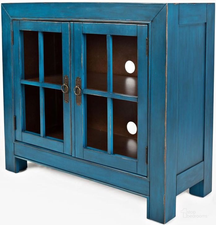 The appearance of Aquitaine Accent Cabinet designed by Jofran in the transitional interior design. This blue piece of furniture  was selected by 1StopBedrooms from Aquitaine Collection to add a touch of cosiness and style into your home. Sku: 1643-36. Material: Wood. Product Type: Accent Cabinet. Image1