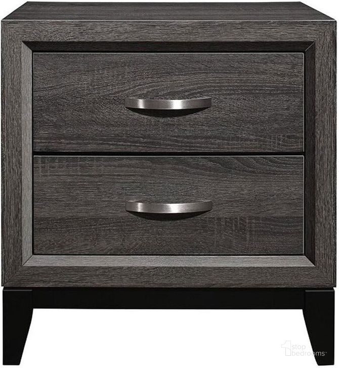 The appearance of Davi Night Stand designed by Homelegance in the transitional interior design. This brown piece of furniture  was selected by 1StopBedrooms from Davi Collection to add a touch of cosiness and style into your home. Sku: 1645-4. Material: Wood. Product Type: Nightstand. Image1